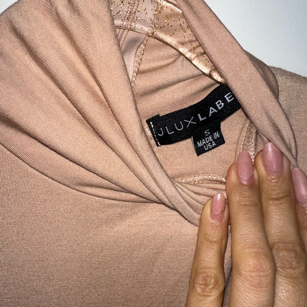 JLUXLABEL Chic Nude Jumpsuit - Picture 9 of 16